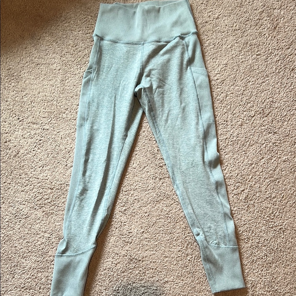 Aerie Mint Sage Green Seamless Leggings
